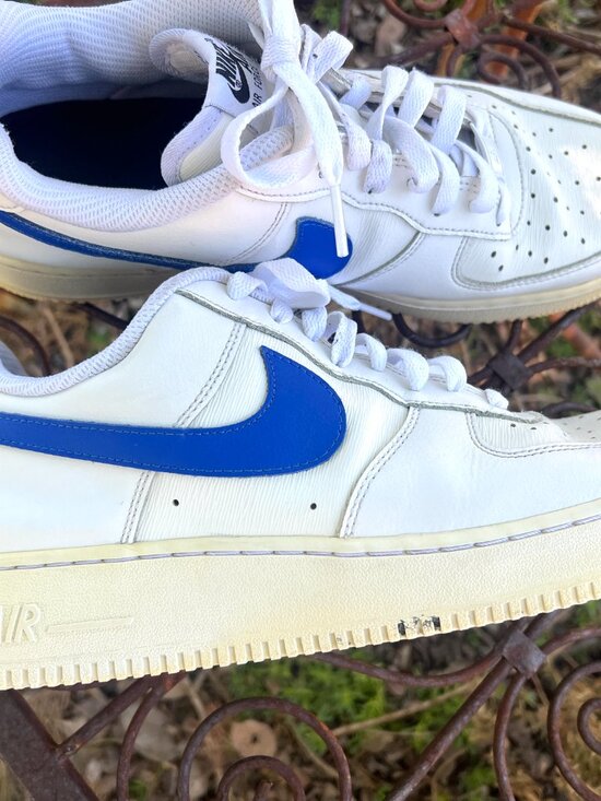 Nike Air Force 1 Low White Royal Blue “011 / 621” Men’s Size 10